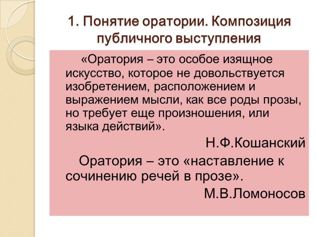 Презентация мастерство публичного выступления