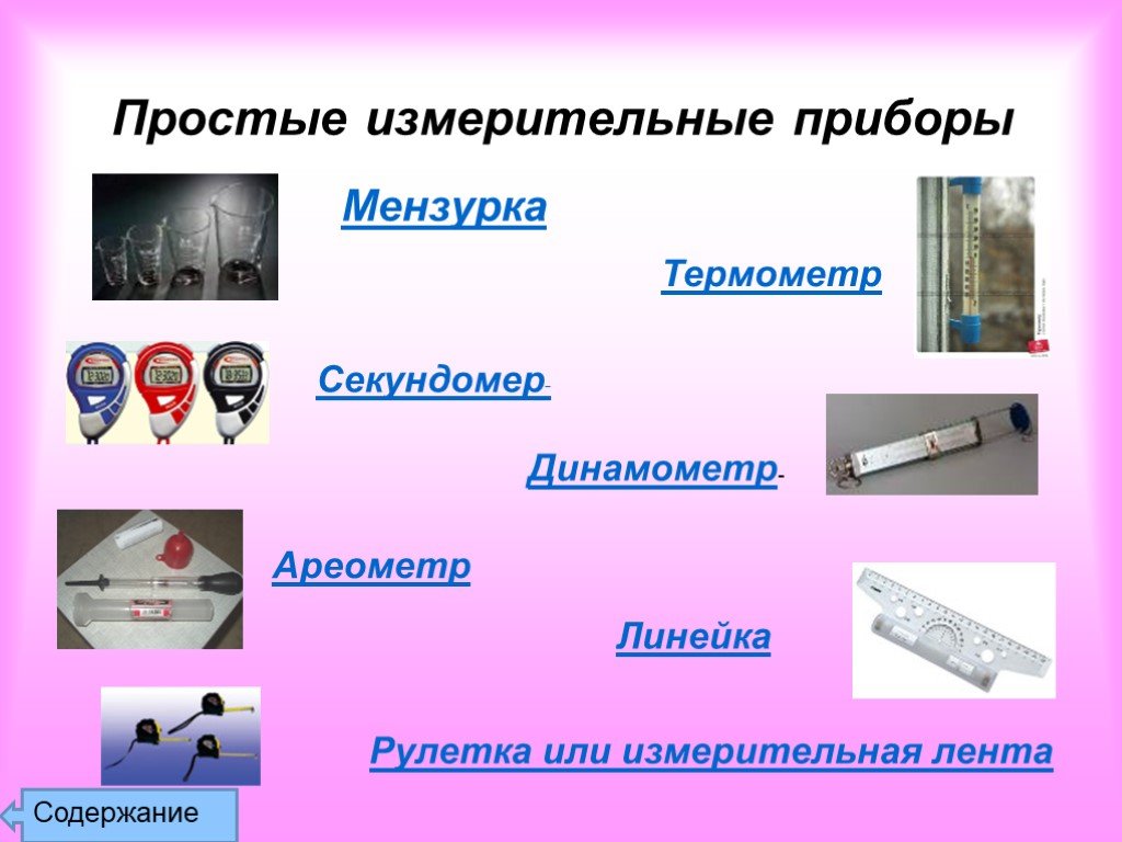 Предметы измерения. Физические приборы. Простейшие приборы. Простейшие приборы для измерения. Все измерительные приборы в физике.