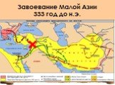Завоевание Малой Азии 333 год до н.э.