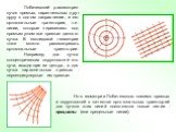 Лобачевский рассмотрел пучок прямых, параллельных друг другу в одном направлении, и его ортогональные траектории, т.е. линии, которые пересекают под прямым углом все прямые данного пучка. В евклидовой геометрии тоже можно рассматривать ортогональные траектории. Например, для пучка концентрических ок