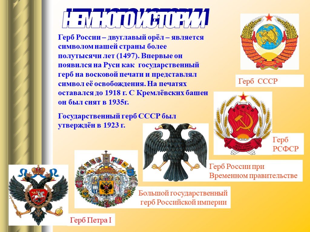 Сообщение о самых необычных гербах россии