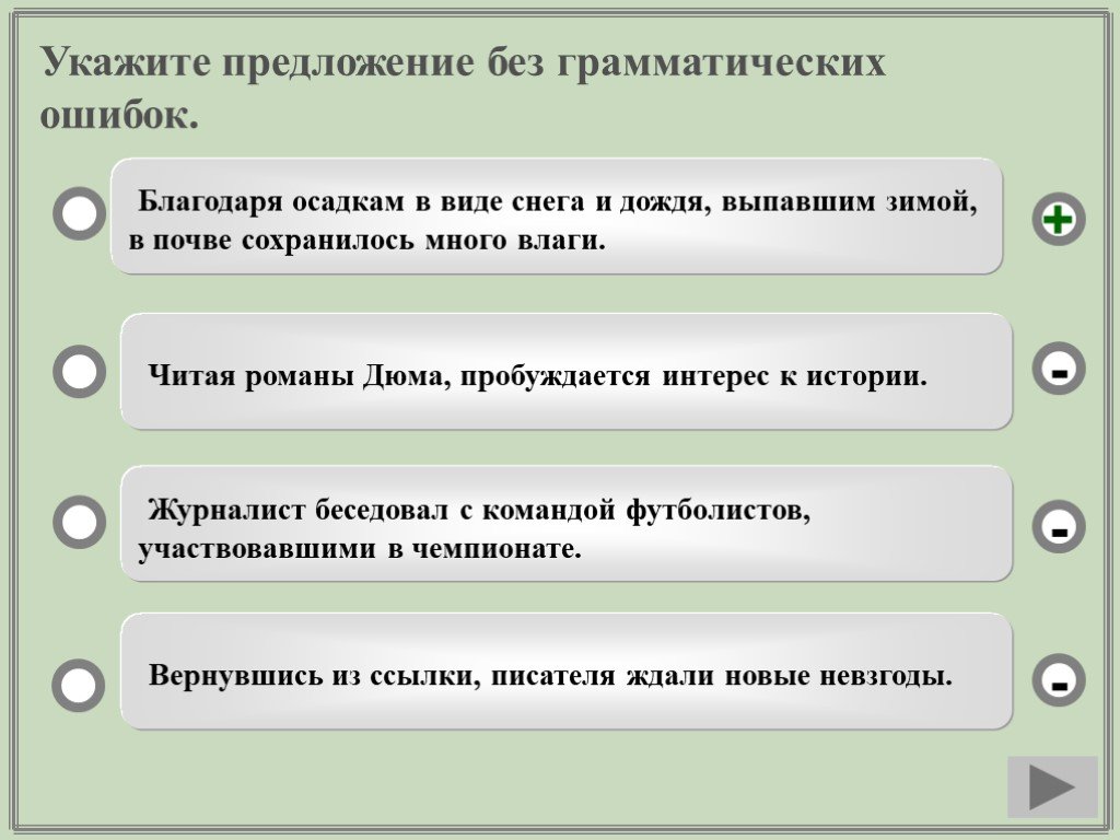 В каком предложении допущена речевая ошибка. Предложение без грамматических ошибок. Укажите предложение без речевой ошибки. Ошибки с благодаря. Благодаря которых ошибка.