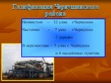 Газификация Чернушинского района. Полностью – 12 улиц г.Чернушки Частично – 7 улиц г.Чернушки 2 деревни В перспективе – 5 улиц г. Чернушки и 6 населённых пунктов