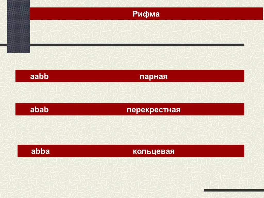 Рифма перекрестная кольцевая парная. Перекрестная Кольцевая. ABBA рифма. Абба вид рифмовки.