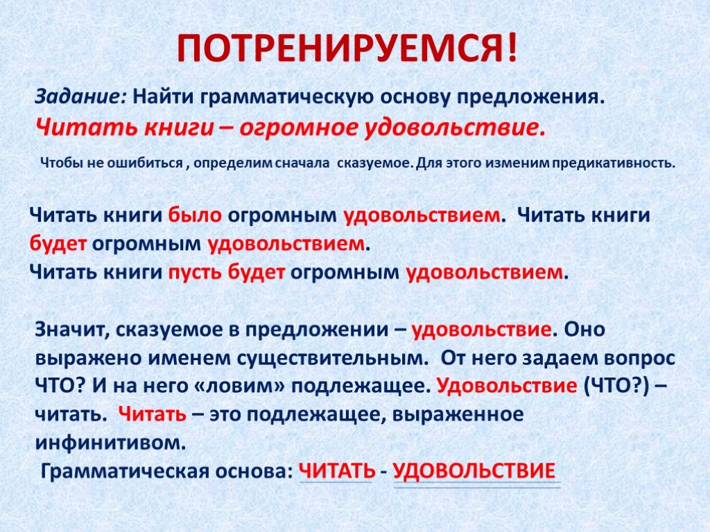 Чтение стало привилегией грамматическая основа. Грамматическая основа предложения. Грамматическая предикативная основа. Как определить грамматическую основу предложения. Грамматическая предикативная основа предложения.