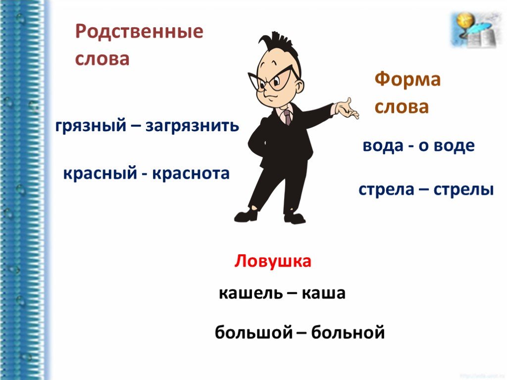 Признаки формы слова. Форма слова. Родственные слова и формы слова. Формы родственных слов. Форма слова слова.