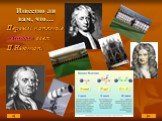 Известно ли вам, что…. Первым понятие «масса» ввел И.Ньютон.