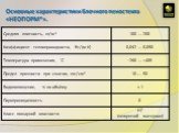 Основные характеристики блочного пеностекла «НЕОПОРМ®».