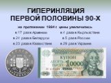 ГИПЕРИНЛЯЦИЯ ПЕРВОЙ ПОЛОВИНЫ 90-Х