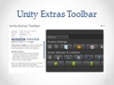 Unity Extras Toolbar