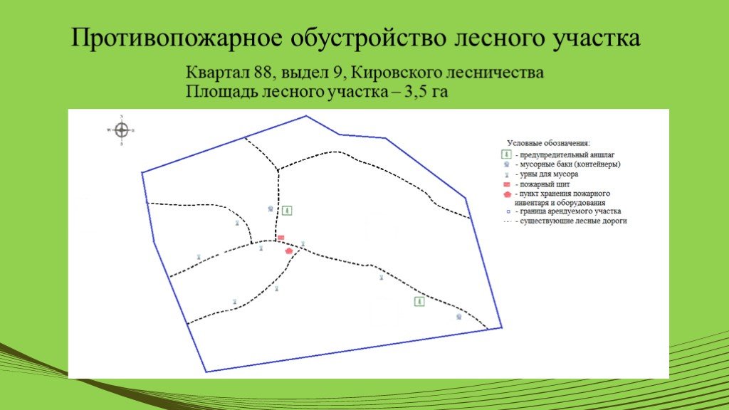 План схема лесного участка