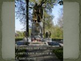 Братская могила советских воинов в Славгороде