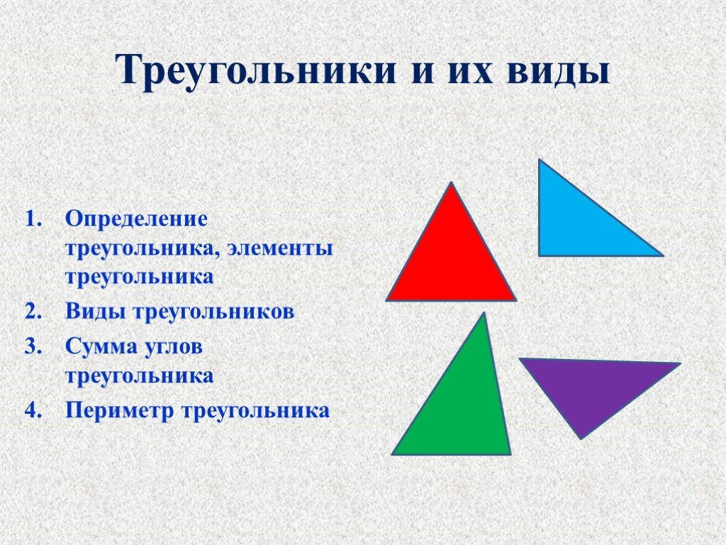 Определить вид треугольника 3 4 6. Треугольники и их элементы. Виды треугольников и их элементы. Треугольник элементы виды. Три элемента треугольника.