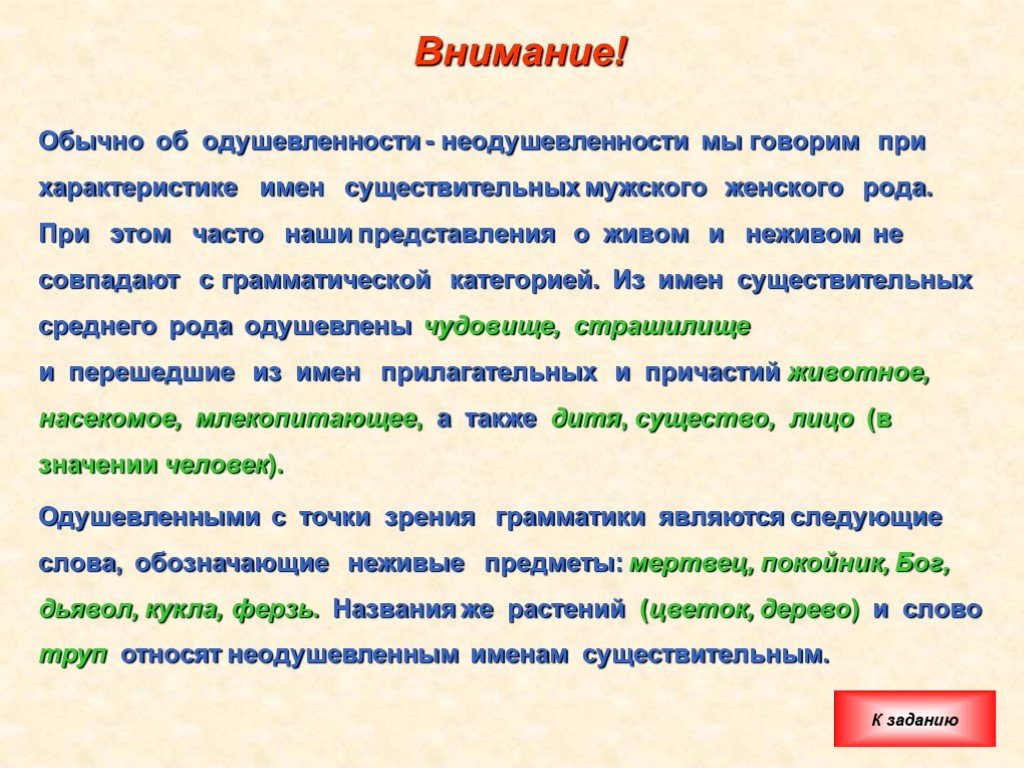 Урок по теме имя существительное 10 класс презентация