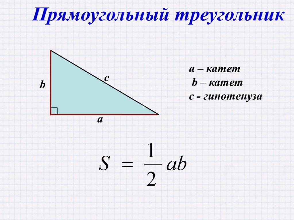 Как найти вс в прямоугольном треугольнике. Площадь прямоугольного треугольника через гипотенузу. Площадь прямоугольного треугольника через гипотенузу и катет. Формула прямоугольного треугольника через катеты. Прямоугольнвцтреугольник.
