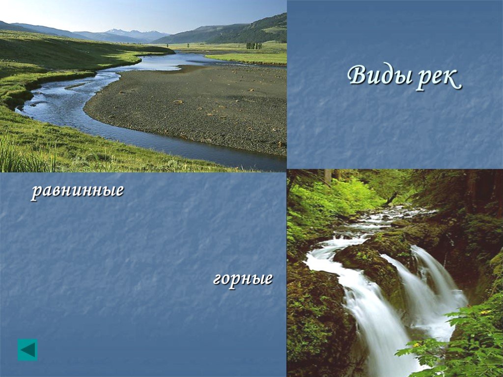 Чем отличается река. Внутренние воды презентация. Внутренние воды России. Реки равнинного типа. Внутренние воды реки.