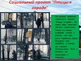 Социальный проект "Птицы в городе". Мы решили провести социальный проект "Птицы в городе". До этого наши мальчики сделали скворечники. Позже мы начали выбирать место и решили, что парк возле Городского Дома Культуры нам подойдет. А также нас снимала телекомпания ТВ-12 и поэтому н