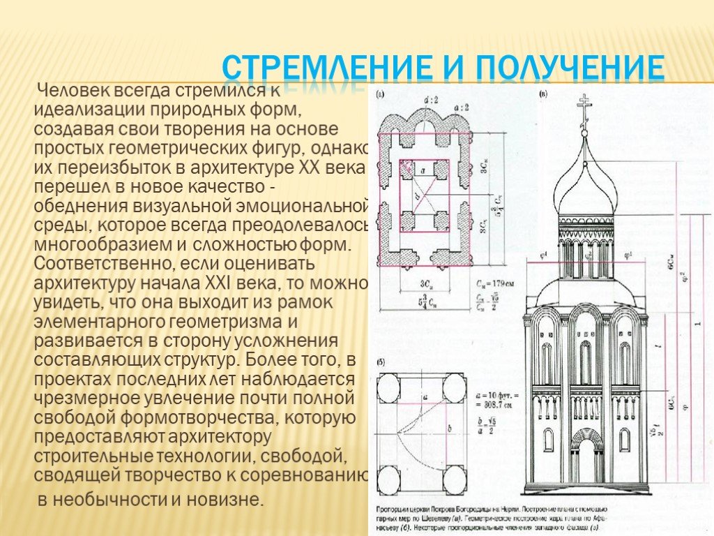 Геометрия в архитектуре проект