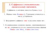 Формы типа Феничка (у Тургенева) относятся к числу устаревших. 2. Безударного суффикса -ячк- в русском языке нет. 3. В сокращенных мужских именах, оканчивающихся на -ик, сохраняется и в их уменьшительных формах Эдичка (от Эдик), Аличка (от Алик)