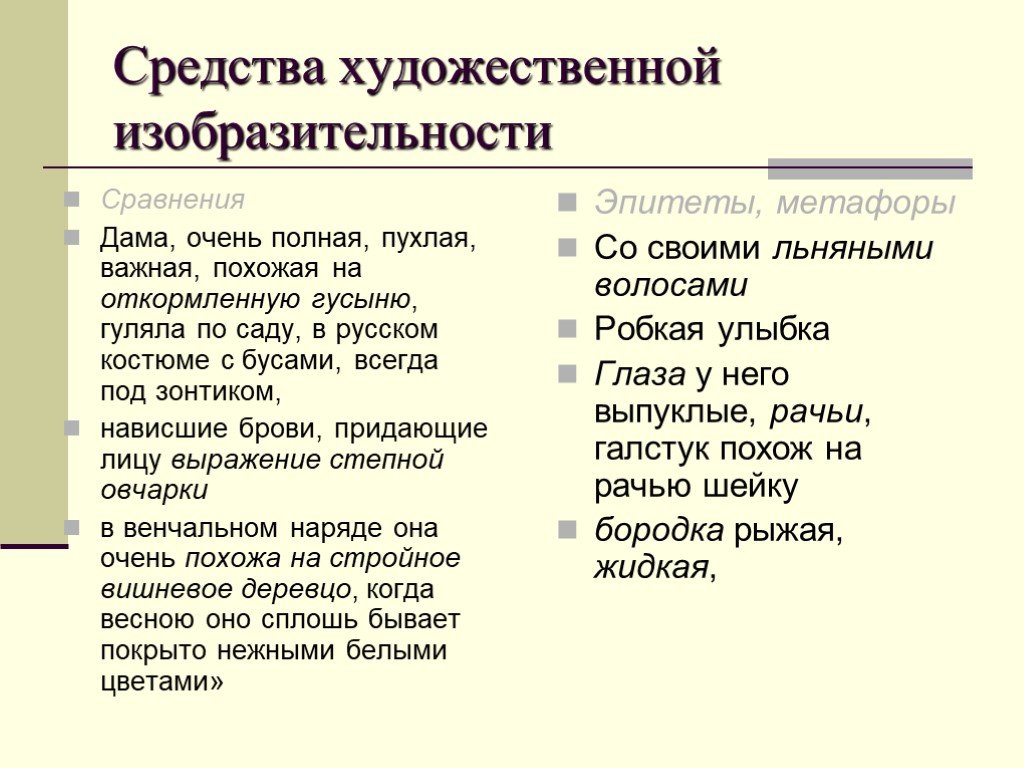 Какие сравнения эпитеты помогают создать портрет