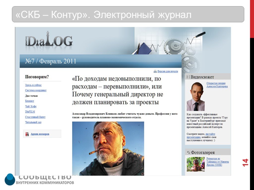 Сайт журнала диалог