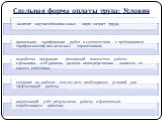 Сдельная форма оплаты труда: Условия