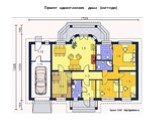 Проект одноэтажного дома (коттедж)