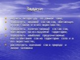 Задачи. изучить литературу по данной теме; определить видовой состав сов, обитающих в селе Глазок и в его окрестностях; определить количественный состав сов, обитающих на исследуемой территории; определить наиболее предпочитаемые места обитания сов на территории села и в его окрестностях; рассмотрет