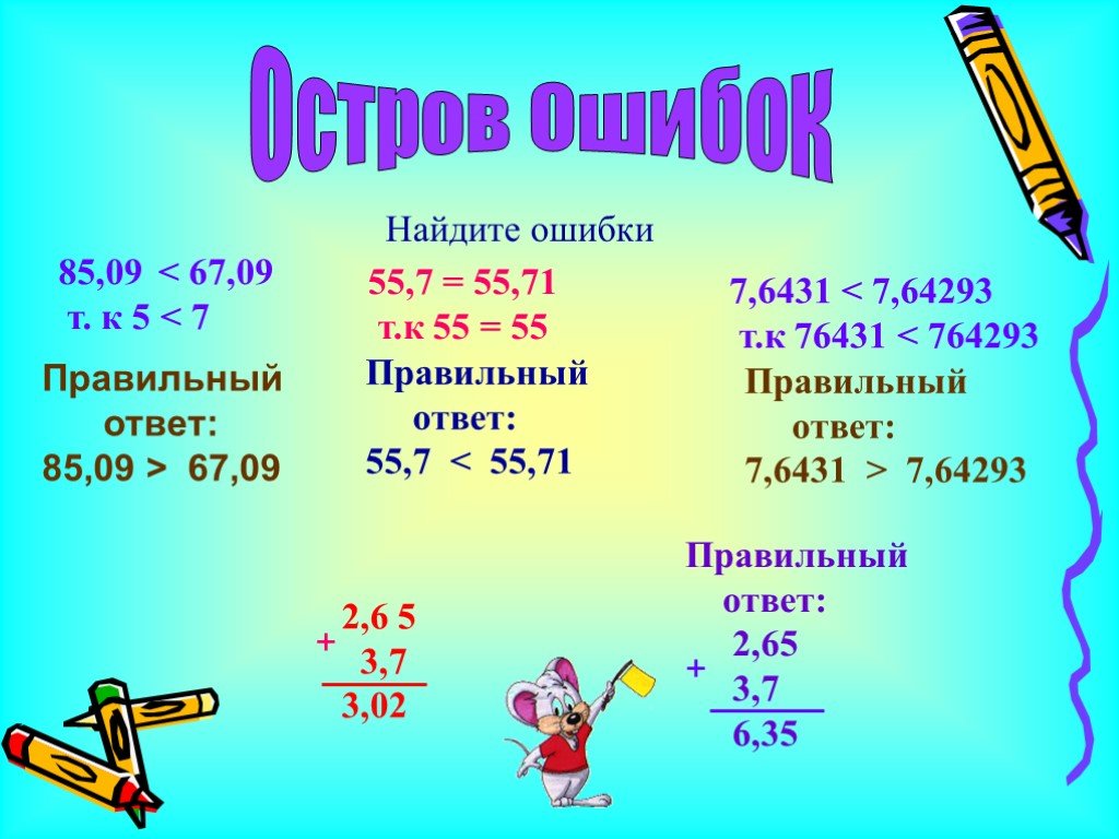 Обобщающий урок по теме десятичные дроби презентация