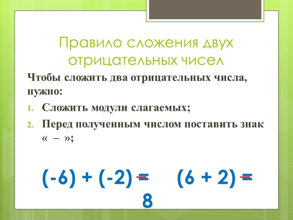 Сложение отрицательных чисел. Чтобы сложить два отрицательных числа. Сложение двух отрицательных чисел. Как складывать отрицательные числа. Правило чтобы сложить два отрицательных.