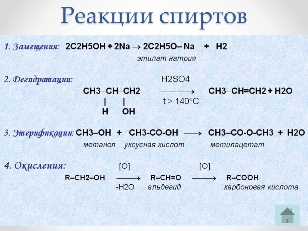 Метанол может вступать в реакцию с. Реакция замещения спиртов. Этанол реакции. Этазол реакции.