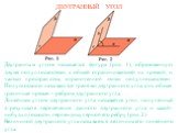 ДВУГРАННЫЙ УГОЛ. Двугранным углом называется фигура (рис. 1), образованную двумя полуплоскостями, с общей ограничивающей их прямой, и частью пространства, ограниченной этими полуплоскостями. Полуплоскости называются гранями двугранного угла, а их общая граничная прямая – ребром двугранного угла. Лин