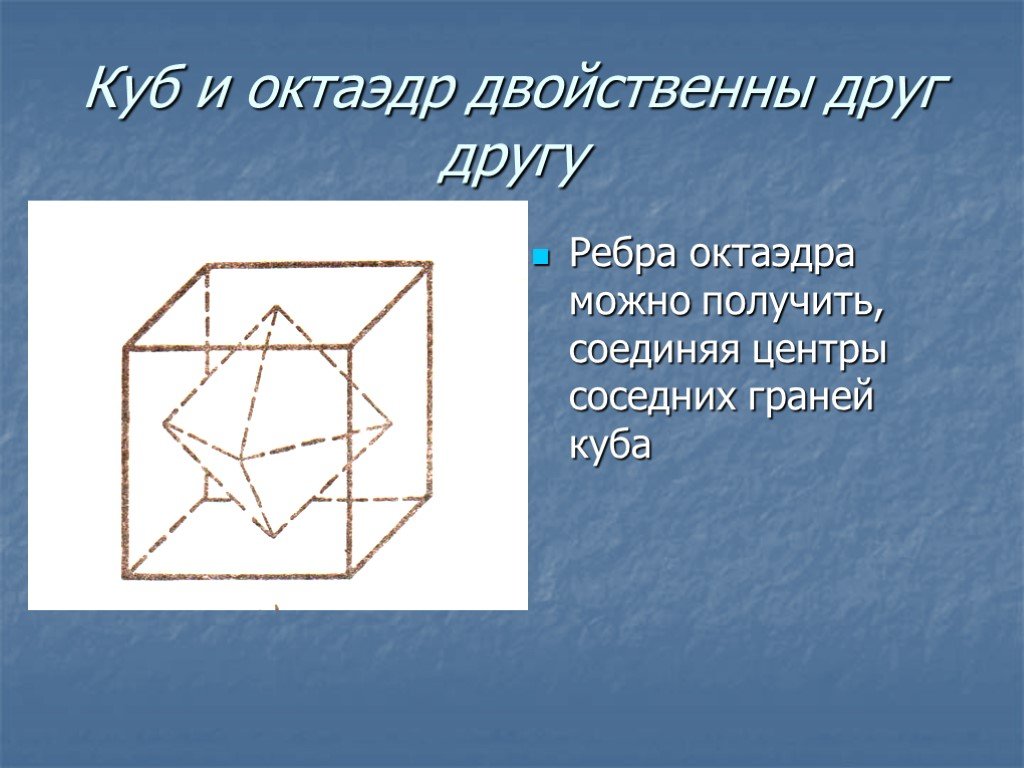 Октаэдр имеет ребер. Куб октаэдр. Ребра октаэдра. Многогранник получающийся соединением центров граней Куба. Октаэдр презентация.