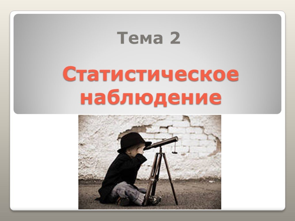 Тема наблюдения. Статическое наблюдение картинки для презентации. Тема 2. Тема +2 -2.