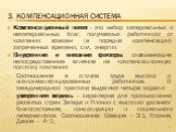 3. Компенсационная система. Компенсационный пакет – это набор материальных и нематериальных благ, получаемых работником от компании взамен (в порядке компенсации) затраченных времени, сил, энергии. Внутренние и внешние факторы, оказывающие непосредственное влияние на компенсационную политику компани