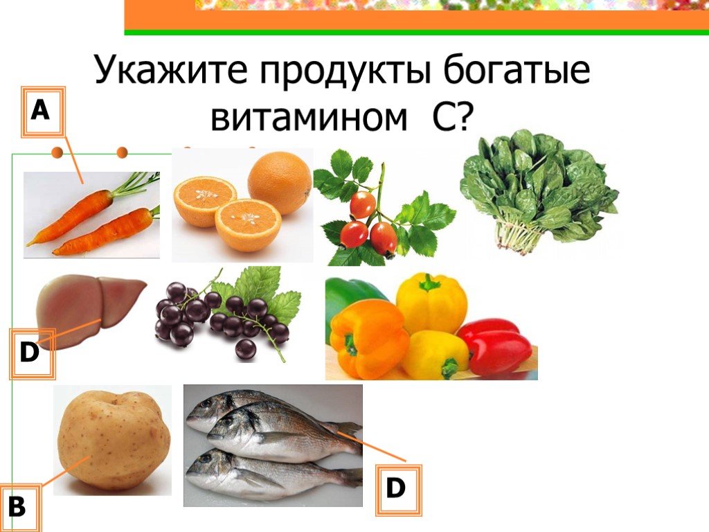 Пища указать. Продукты богатые витамином с. Витамин а продукты. Укажите продукты, богатые витамином с. Продукты обогащенные витаминами.