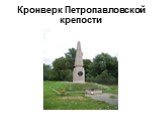 Кронверк Петропавловской крепости