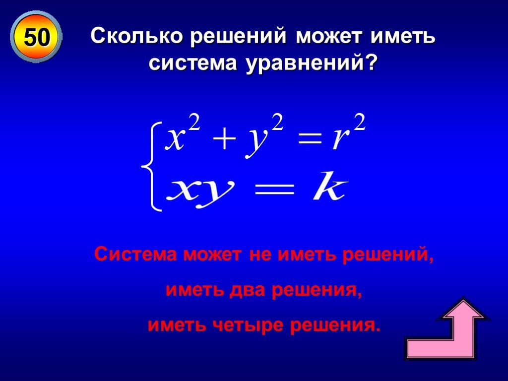 Не имеет решения. Сколько решений может иметь система. Как понять сколько решений имеет система уравнений. Как понять сколько решений имеет система. Как узнать сколько решений имеет система уравнений.