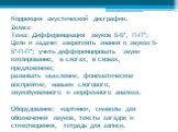 Коррекция акустической дисграфии. 2класс Тема: Дифференциация звуков Б-Б*, П-П*; Цели и задачи: закреплять знания о звуках Б-Б*-П-П*; учить дифференцировать звуки изолированно, в слогах, в словах, предложениях; развивать мышление, фонематическое восприятие, навыки слогового, звукобуквенного и морфем