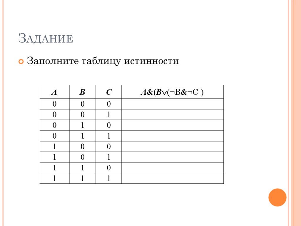 Дано заполните таблицу истинности. Заполните таблицу истинности. Таблицы истинности задания. Заполнение таблиц истинности задания. Задание заполнить таблицу.