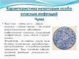 Характеристика некоторых особо опасных инфекций Чума. Чума (лат. – pestis, англ.- plaque, синоним – черная смерть) – это острое антропозоонозное заболевание инфекционной природы, поражающее лимфатические узлы, легкие и другие органы. Человечеству не известна другая такая болезнь, поражающая масштабн