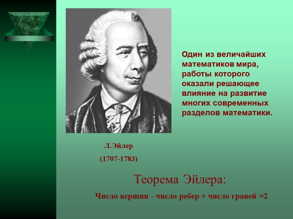Сколько в мире математиков. Л. Эйлер (1707-1783). Эйлер математик.