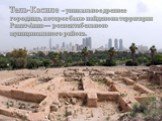 Тель-Касиле – уникальное древнее городище, которое было найдено на территории Рамат-Авив — респектабельного муниципального района.