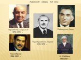 Хафизулла Амин. Мухаммед Дауд Хан 1973-1978 г. Афганские лидеры XX века. Нур Мухаммед Тараки 1978-1979 г. Наджибулла 1986-1992 г. Б. Раббани 1992-2001 г. 25-29. 12.79 г.