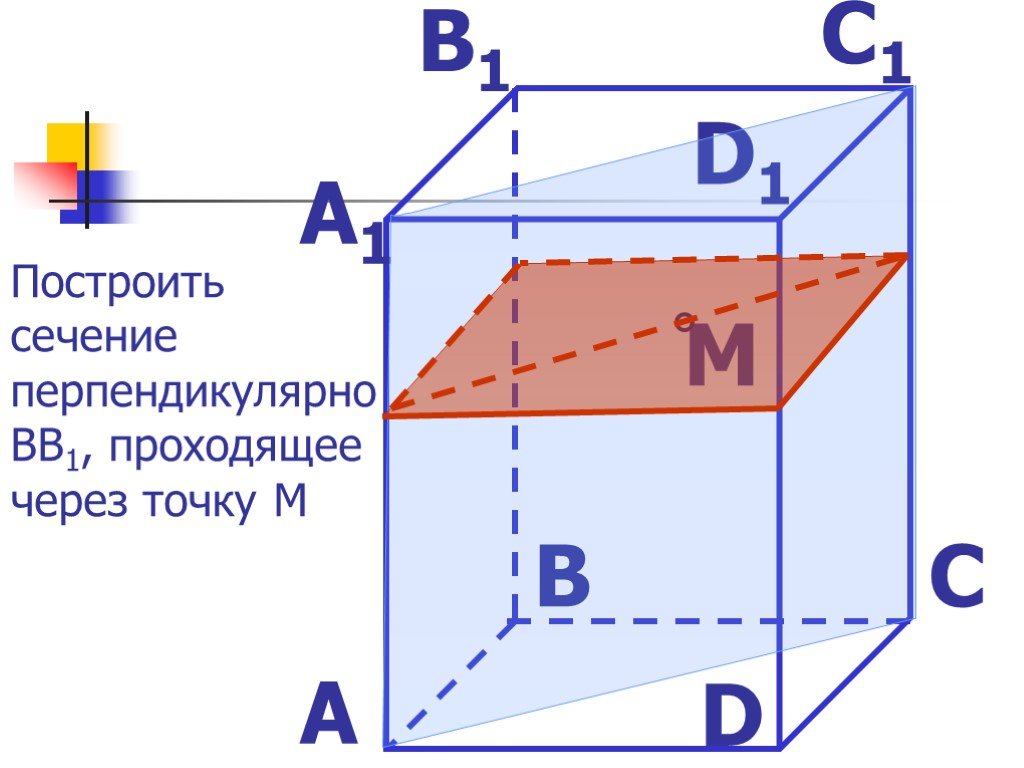 Сечение перпендикулярное прямой. Сечения перпендикулярно прямой. Перпендикулярно сечение. Построение сечения через точку перпендикулярно прямой.