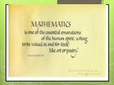 математика прекрасная наука Слайд: 10