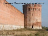 Башни Смоленской крепости