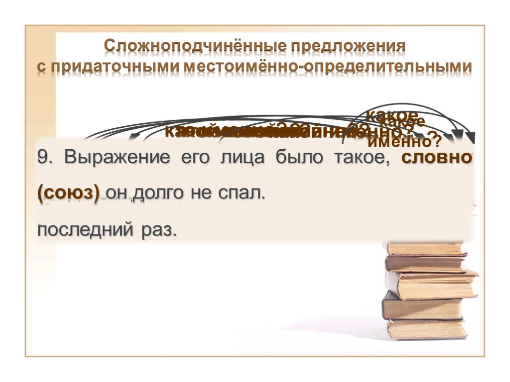 4 предложения с придаточным определительным. Местоименно-определительные придаточные предложения. СПП С придаточными местоименно-определительными. Сложноподчиненное предложение местоименно определительное. Местоименные придаточные предложения.