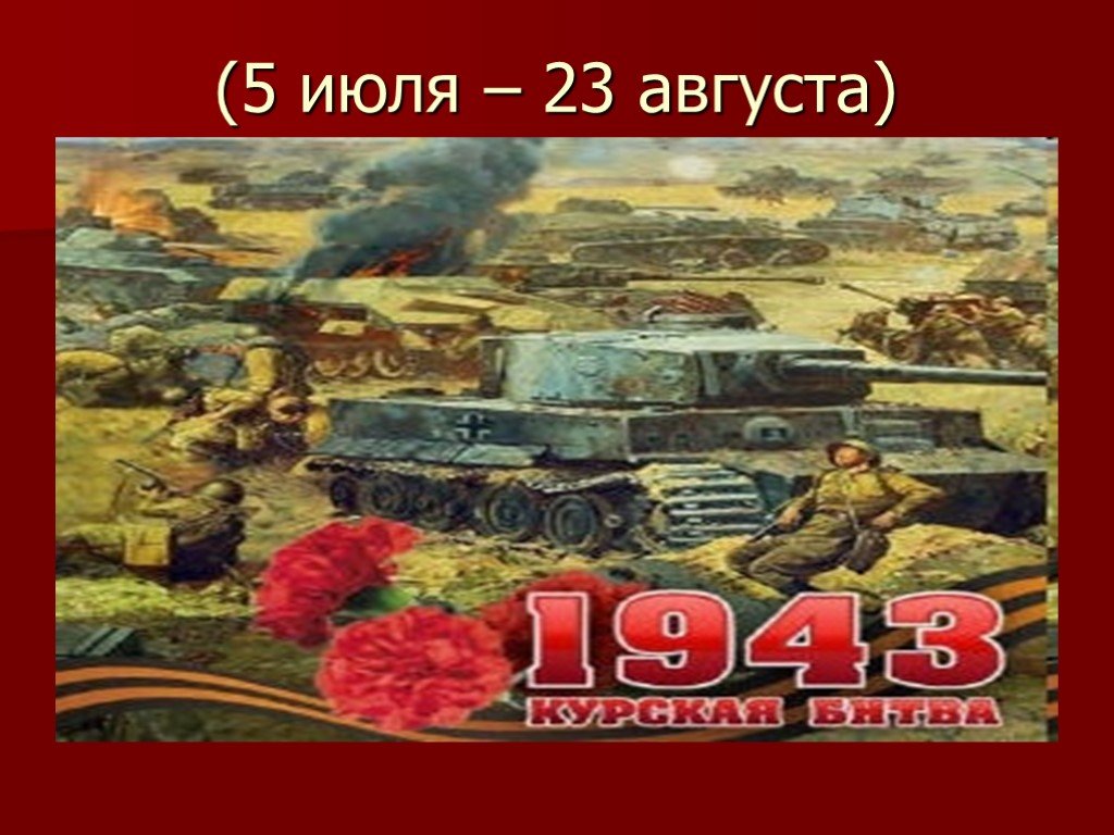 Календарь памятных дат отечественной войны