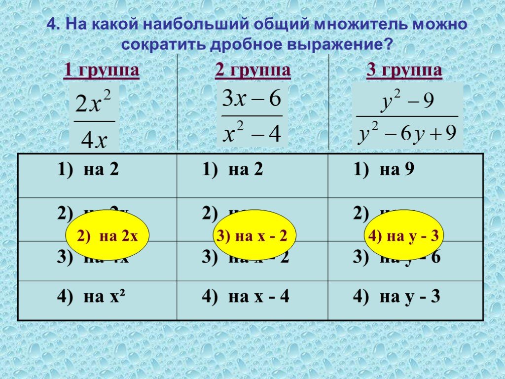 Какой больше 8. Наибольший общий множитель. Общий множитель выражения. Как найти наибольший общий множитель. Какой общий множитель можно.